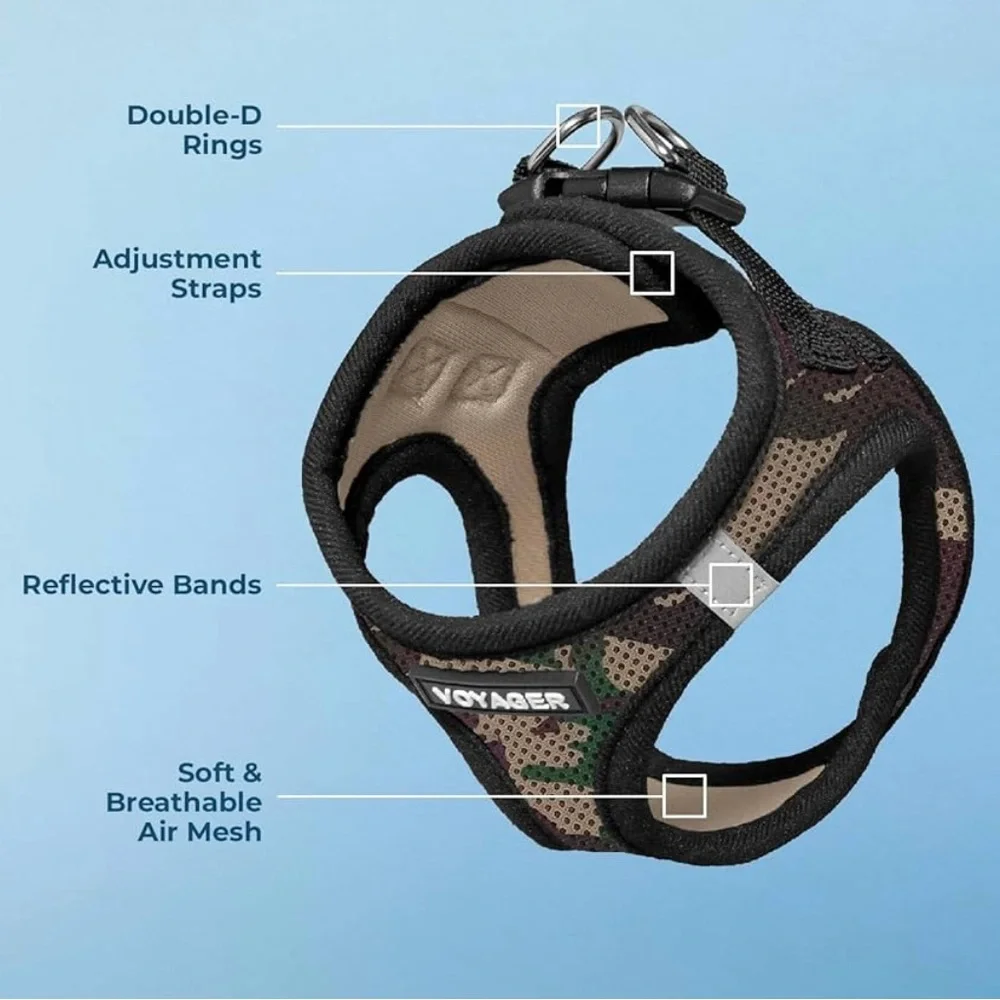 Voyager Step-In Air Harness All Weather Mesh With Reflective Size S